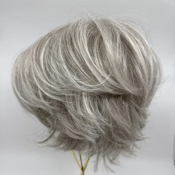 Gabor Essentials Heat-Friendly Whirl Wig Light Grey New In Box Made In Japan - Picture 5 of 9